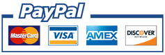 We accept Paypal as a Payment Method